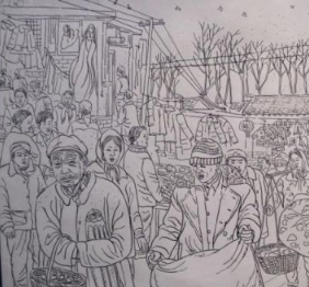 蘭州鋼筆畫(huà)愛(ài)好者勾勒