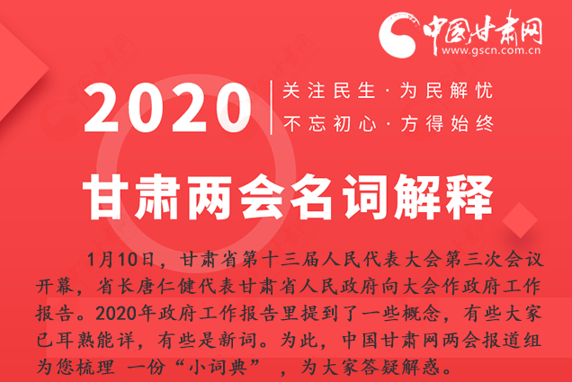 2020甘肅兩會|漲知識！政府工作報告23個新名詞，最全解釋來了