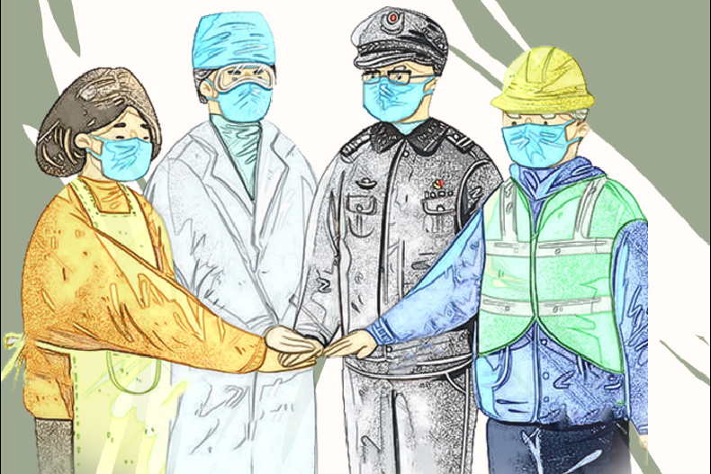 手繪長(zhǎng)圖|甘肅戰(zhàn)“疫”故事，“硬核”之下的溫情