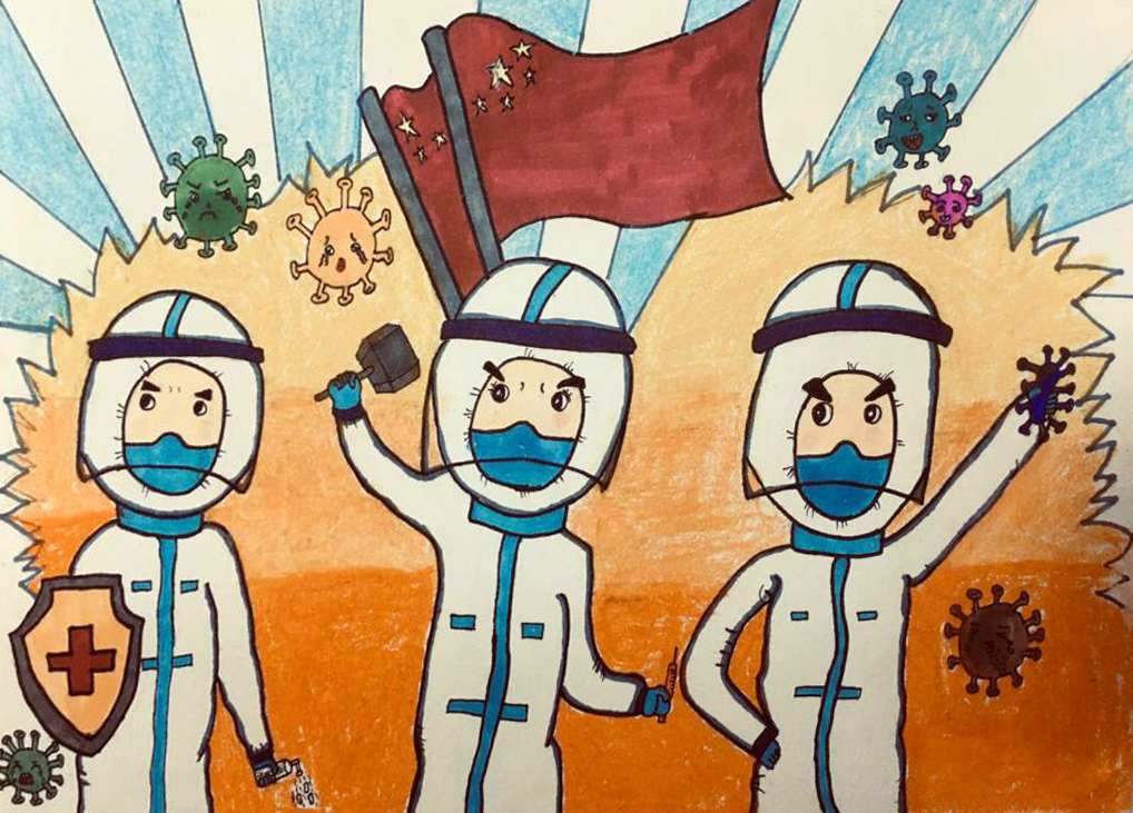 “疫情當前，孩子們有‘畫’說”作品展播（三十九）