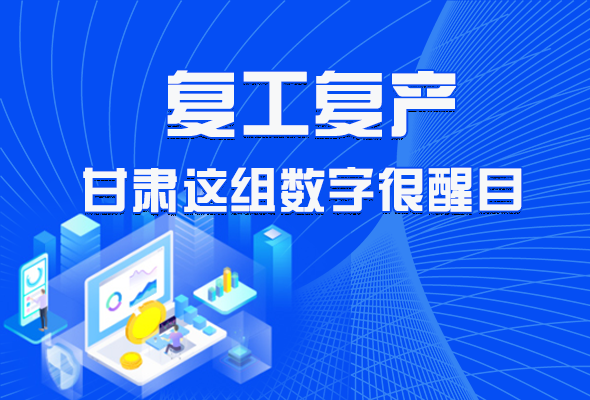 圖解|甘肅復(fù)工復(fù)產(chǎn)有多拼，看看這組數(shù)字就知道了 