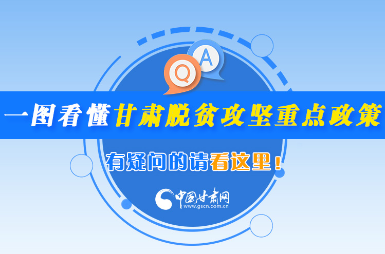 一圖看懂甘肅脫貧攻堅(jiān)重點(diǎn)政策，有疑問(wèn)的請(qǐng)看這里！