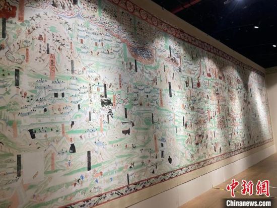 圖為展覽現(xiàn)場。　江楊燁 攝