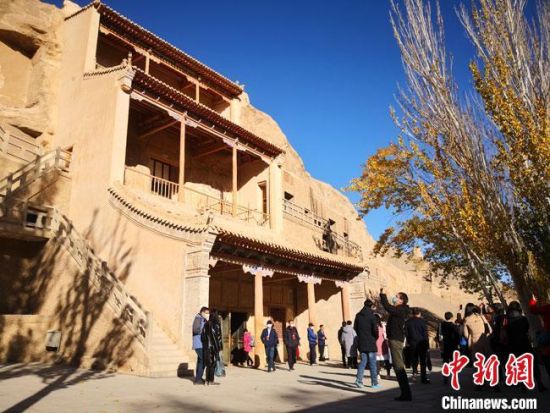 圖為敦煌莫高窟藏經(jīng)洞。(資料圖) 馮志軍 攝