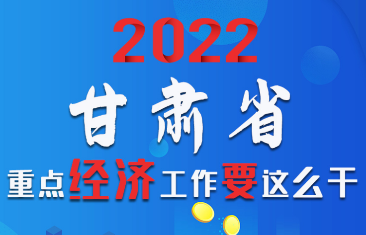 【甘快看·圖解】速覽！2022甘肅省重點經(jīng)濟工作要這么干！