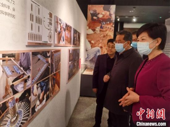 圖為展覽現(xiàn)場?！●T志軍 攝