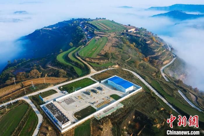 圖為中石油長慶油田慶陽天然氣開發(fā)場站。(資料圖) 慶陽市委宣傳部供圖