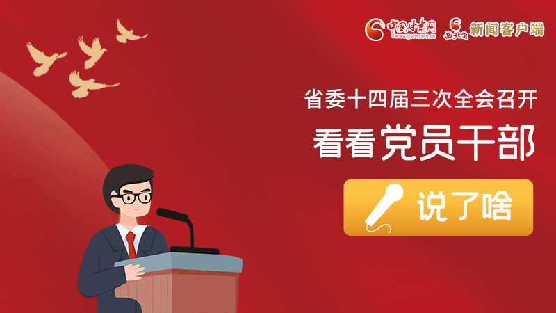 圖解|事關(guān)甘肅省委十四屆三次全會(huì)，黨員干部這么說！