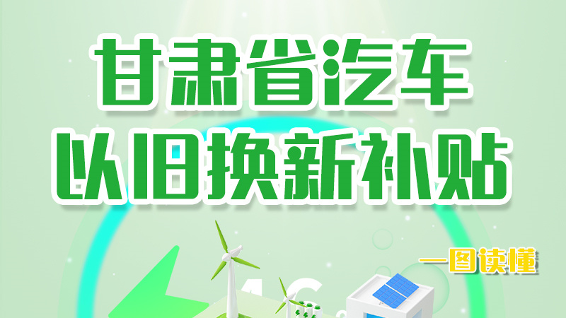 海報(bào)|重大利好！甘肅省汽車以舊換新補(bǔ)貼來了