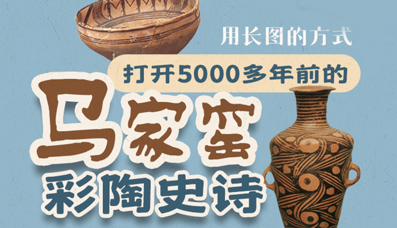 用長(zhǎng)圖的方式，打開(kāi)5000多年前的馬家窯彩陶史詩(shī)