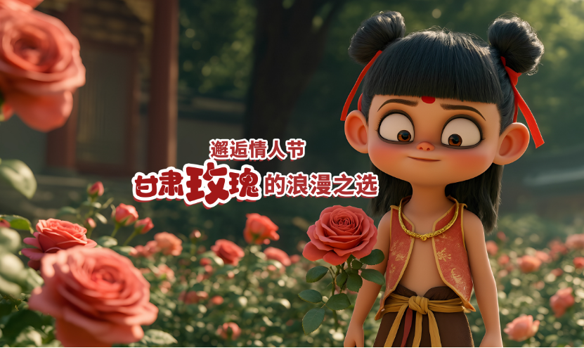 AI視頻 | 邂逅情人節(jié)，甘肅玫瑰的浪漫之選