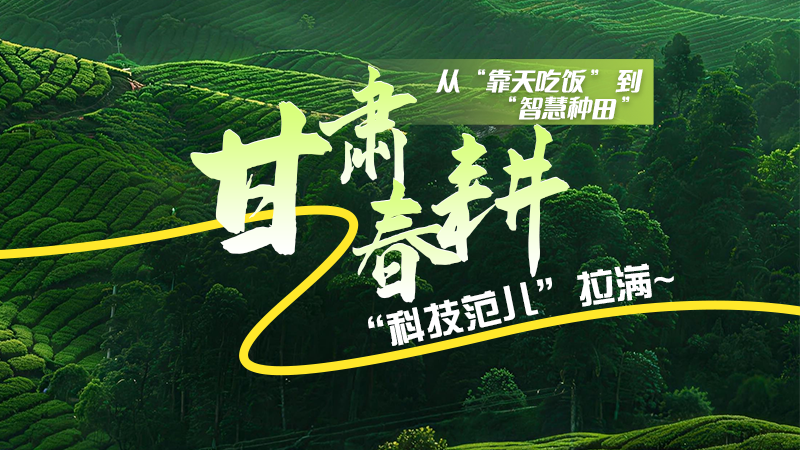 長(zhǎng)圖|從“靠天吃飯”到“智慧種田”，甘肅春耕“科技范兒”拉滿